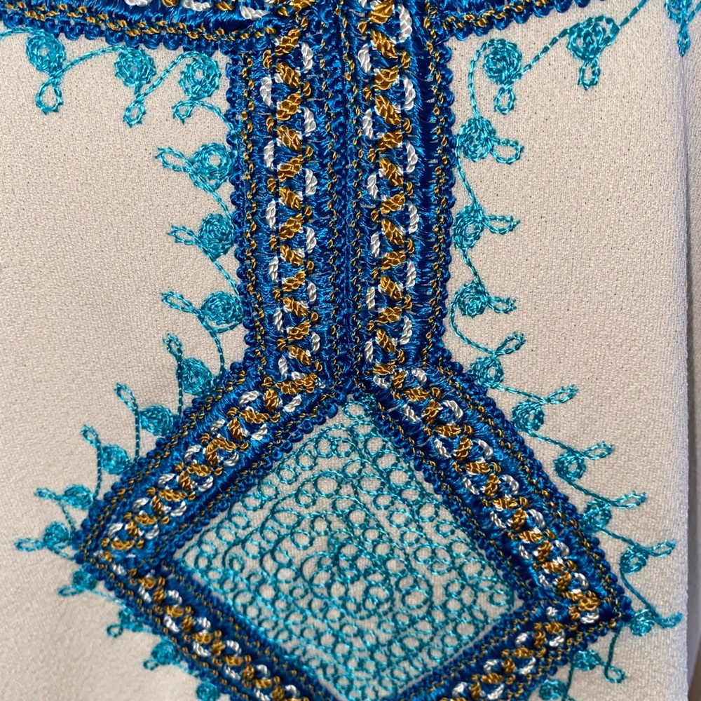 Vintage 60’s /70’s, handmade embroidered caftan kaftan - Picture 6 of 16